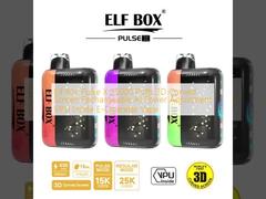 Elf Box Pulse X 25000 Puffs 3D Curved Screen Rechargeable AI Power Adjustment VPU Inside E-Cigarette Vape
